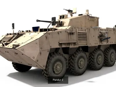 Military Vehicles Collection 3D Model Pack