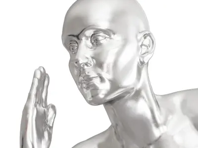 Runner Woman Wall Decor 3D model