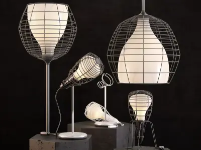 Foscarini by diesel cage 3D model