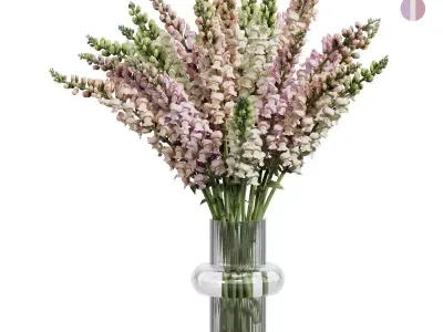 Flower In Vase   28 3D model