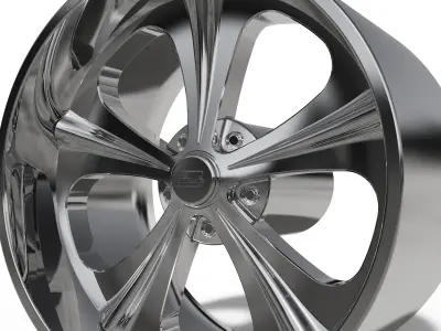 BILLET SPECIALATIES RAIL TAIL WHEEL  3D print model
