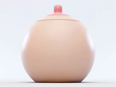 Boob Pot 3D model