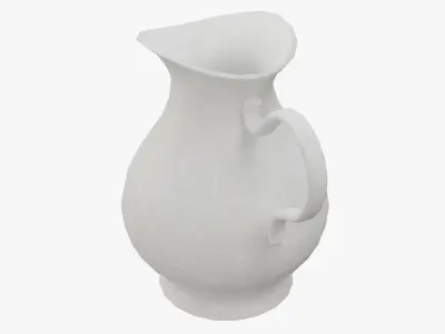Ceramic Jug Low-poly 3D model