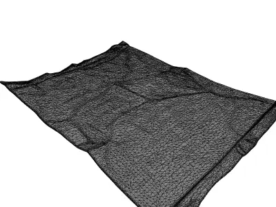 Ornate Persian Rug 3D Model Low-poly 3D model