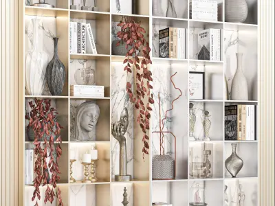 decorative set  48 3D model
