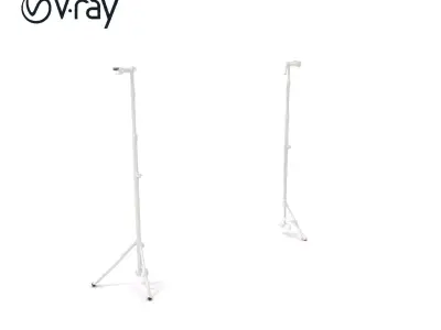 Modular Backdrop Frame System model pack Low-poly 3D model