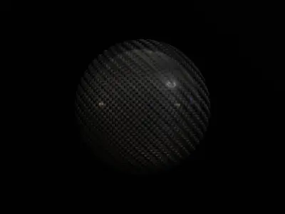 Carbon Fiber Procedural Material 3D model