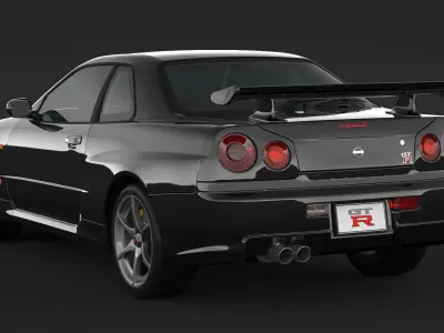 Nissan Skyline GT-R R34 3D model