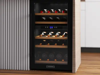 modern kitchen with island 010 3D model