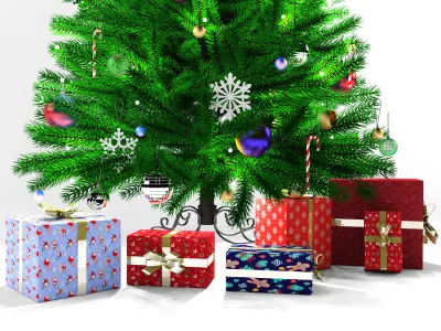 Christmas tree 3D model 12