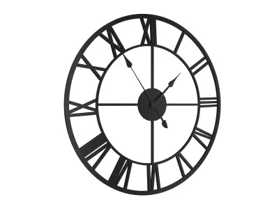 Wall Clock Metal   3D model