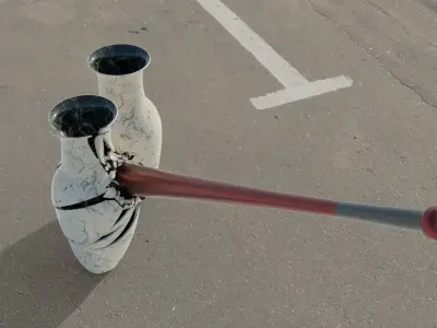 Vase 3D models Low-poly 3D model