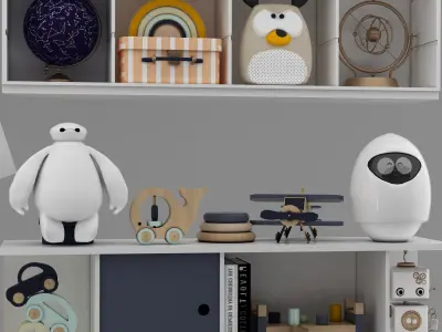 toys and furniture set  3D model