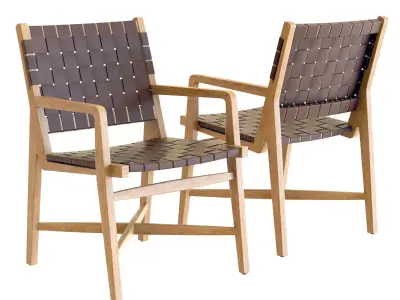 Crate and Barrel - Taj Arm Chair 3D model
