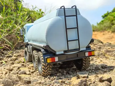 Crawler TGA Fuel Carrier Trx6 - 1-10 RC body attachment 3D print model