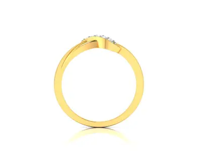 Solitaire Wedding Engagement Women Ring 3D print model