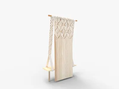 Macrame Wall Hanging 3D model