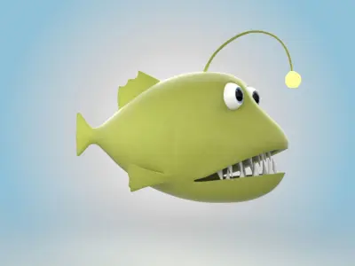 Anglerfish 3D model