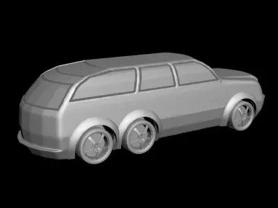 New Concept Car 2015 Plus 3D model