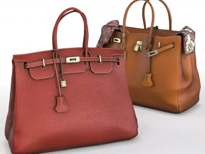 Hermes Birkin Bag 3D model purchase