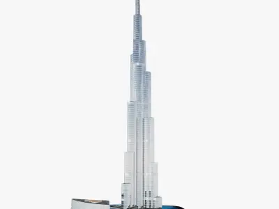 Burj Khalifa 3D model