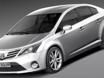 Toyota Avensis Sedan 2013 3D model