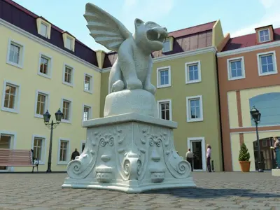 Archmodels vol 34 - Realistic Sculptures Collection 3D model