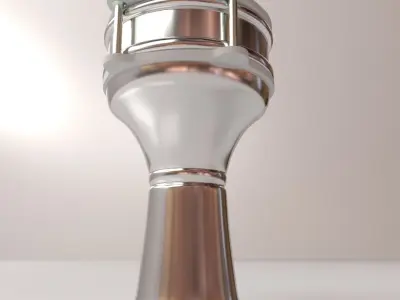 Doumbek metal drum 3D model