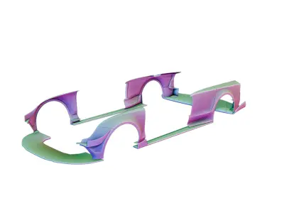 Audi RS7 Sportback 2013 Widebody Kit 3D print model