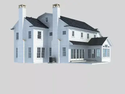 Country villa 3D model