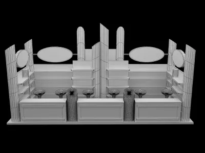  Booth Exhibition Stand a522a 3D model