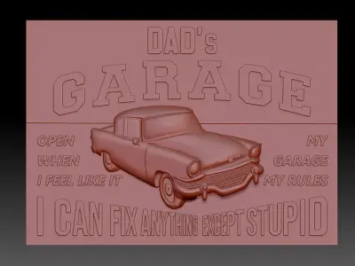 Garage 3D print model