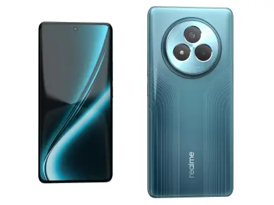 Realme NARZO 80 Pro 5G Racing Green High Poly 3D model