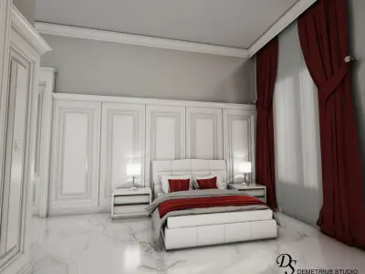 Bedroom Interior Set Free 3D model