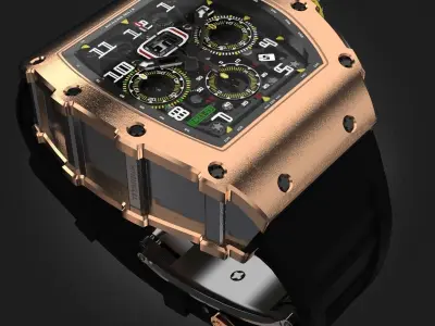 Richard Mille RM 11-03 watch 3D model