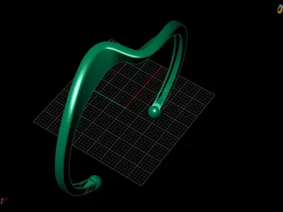 Screw bracelet 3D print model