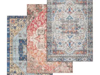 Rug Set 443 3D model