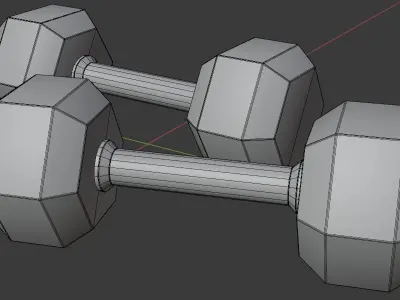 Dumbbells 3D model purchase