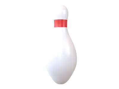 Duckpin Bowling v1 001 Low-poly 3D model
