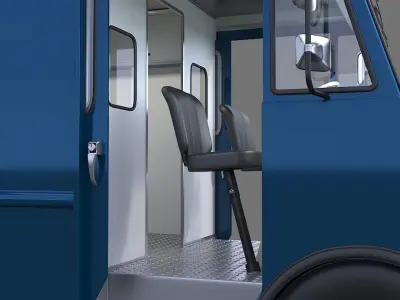 Step Van 3D model 3D model