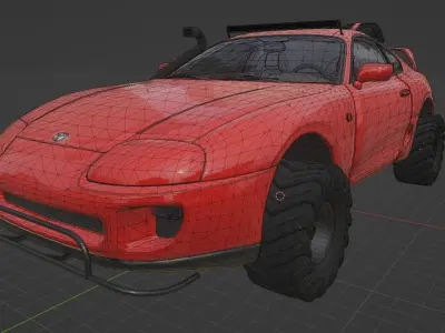 Toyota Supra 1995 Offroad 3D model