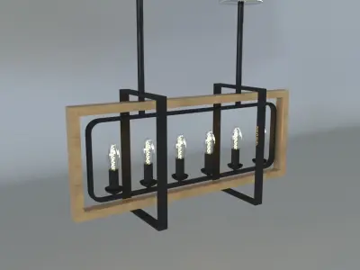 Decorative Chandelier 3D model