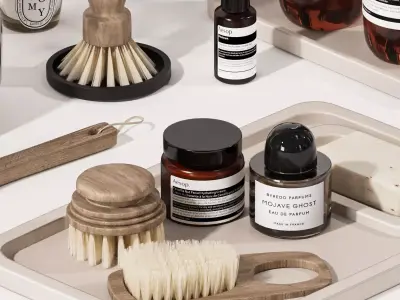 Bathroom Decorative set-H24 3D model