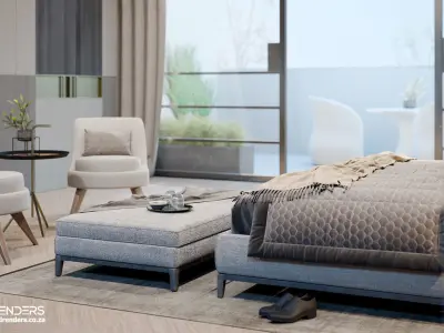 Corona - C4D Scene files - Luxury Bedroom Apartment Interior 3D model