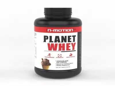 Protein Powder 3D model