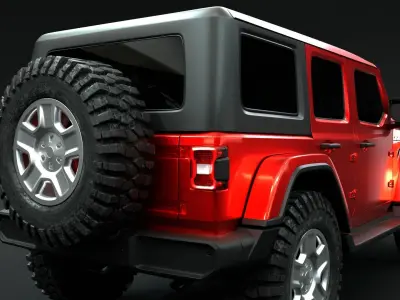 Jeep Wrangler Rubicon  3D model
