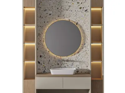 Luxury Bathroom 122 3D model