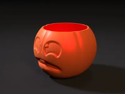 Pumpkin pots 5 3D print model