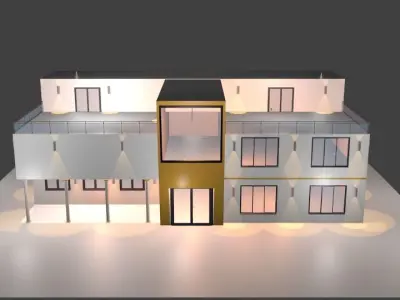 Futuristic Home 3D model