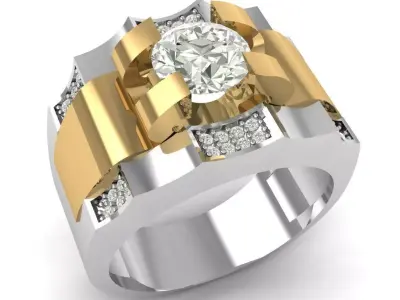 Mens ring Free 3D print model purchase